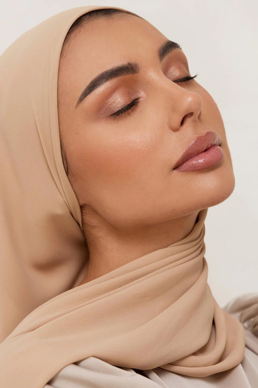 Chiffon Hijab - Sand
