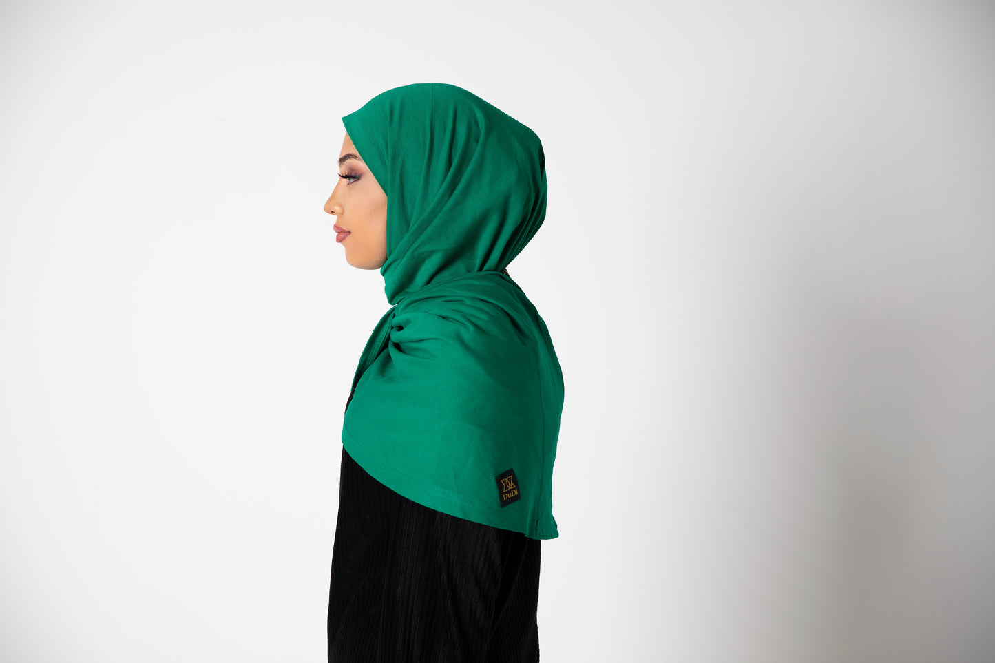 Zipper DuDi Hijab - Green