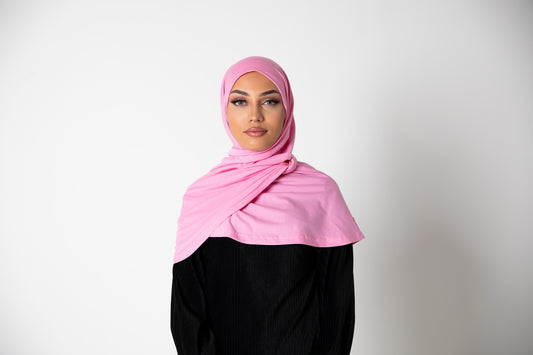 Zipper DuDi Hijab - Pink