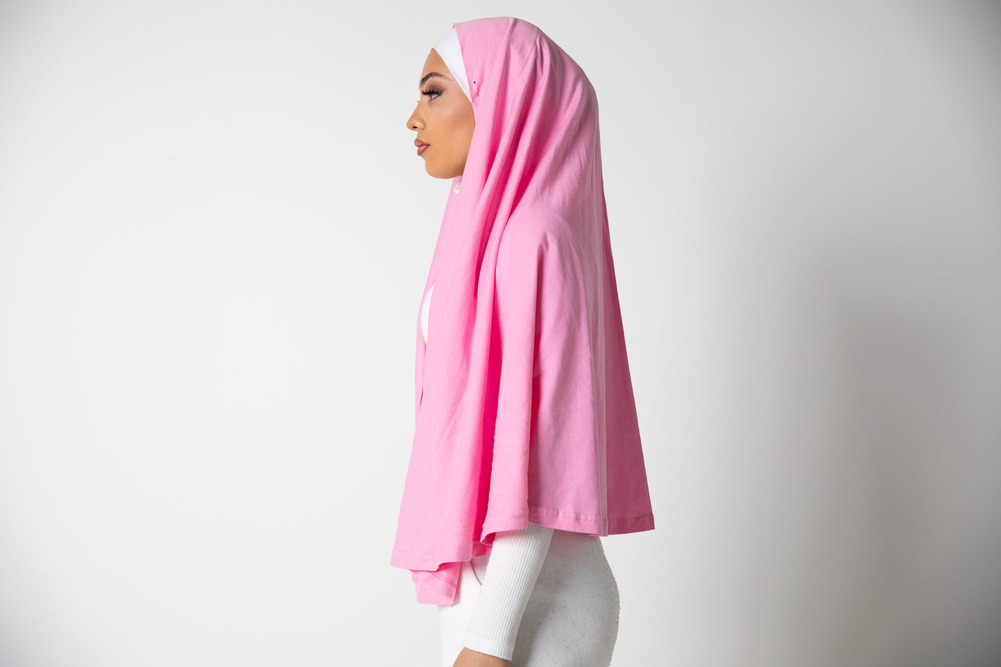 Plain DuDi Hijab - Pink