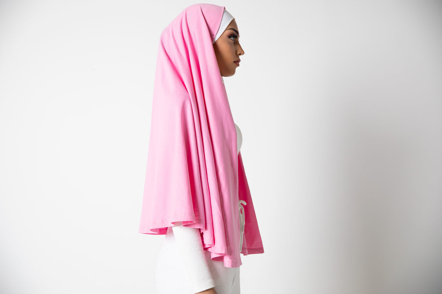 Plain DuDi Hijab - Pink